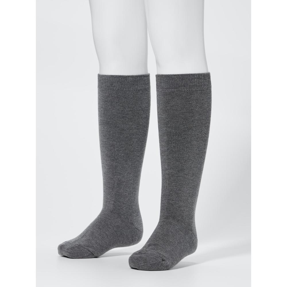 Uniqlo Girls Heattech High Socks 2p