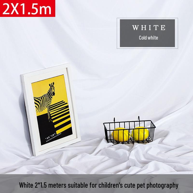 Tela de Fondo Fotográfico Gruesa en Blanco y Negro para Estudio y Sesiones de Retrato