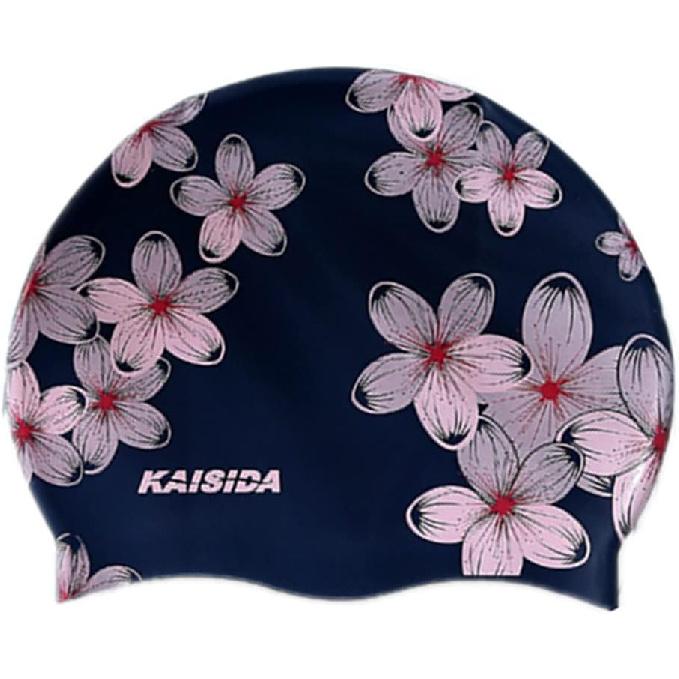 Swim Cap Women, Silicone Swimming Caps for Long Hair Anti Slip Waterproof Swim Caps for Womens Adult, Comfortable Bathing Cap Swimming Hats Fit for