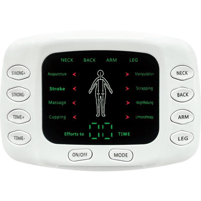 Dual Output Meridian Massager, Multi-functional Color Screen Meridian Massager, Electronic Pulse Color Screen Physiotherapy Instrument