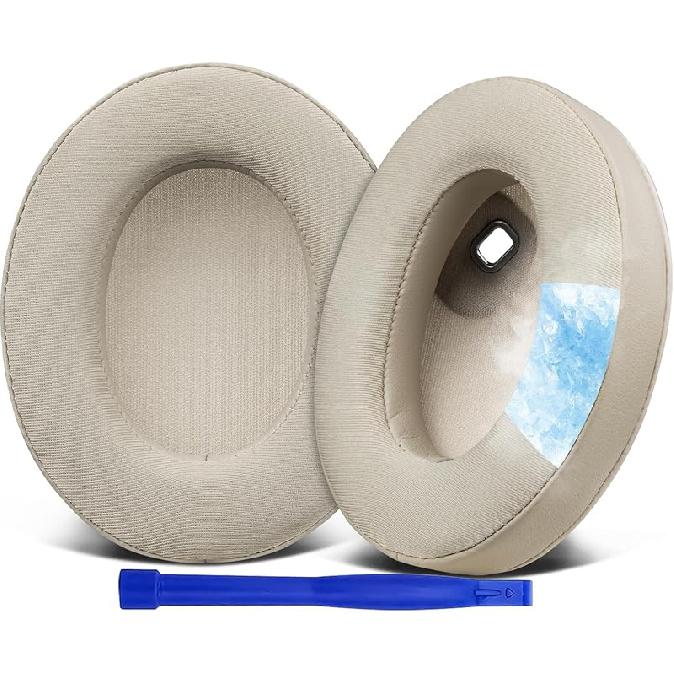 SOULWIT Cooling-Gel Earpads Replacement for Sony WH-1000XM4 (WH1000XM4) Headphones, Ear Pads Cushions with High-Density Noise Isolation Foam, Added