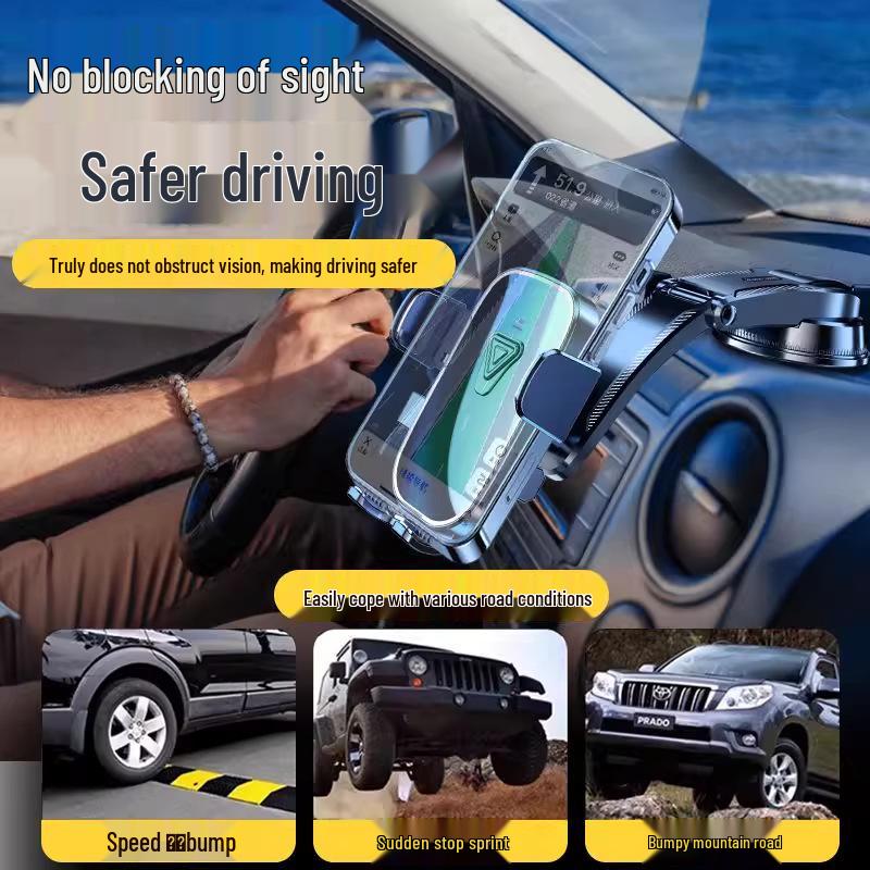 Neukundenrabatt: 2025 Auto-Handyhalterung - Saugnapf & Schwerkraftsensor für die Armaturenbrettnutzung