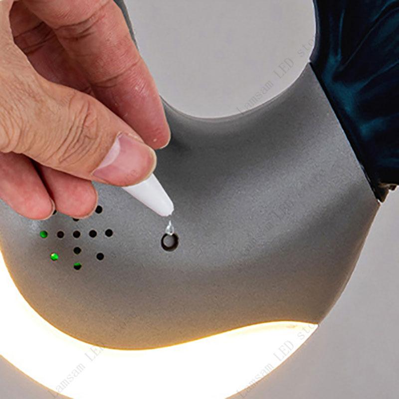 LED Rooster Wall Light USB Rechargeable Cordless Cock Lamp Decorative Animal Lightings for Corridor Living Room Foyer Bedroom