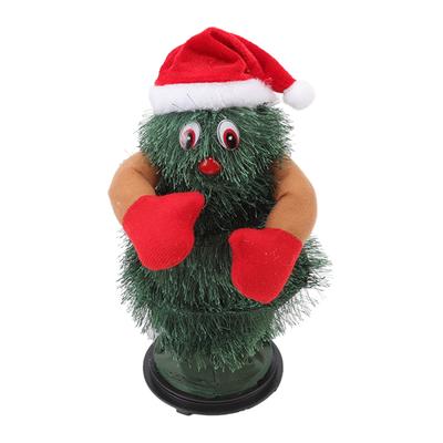 Rotating Dancing Christmas Tree Music Plastic Electric Christmas Tree Toy for Decoration Children"s