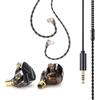 Dual-Eisen HiFi Hybrid In-Ear-Kopfhörer mit dynamischen Treibern & Balanced Armature für Mobiltelefone
