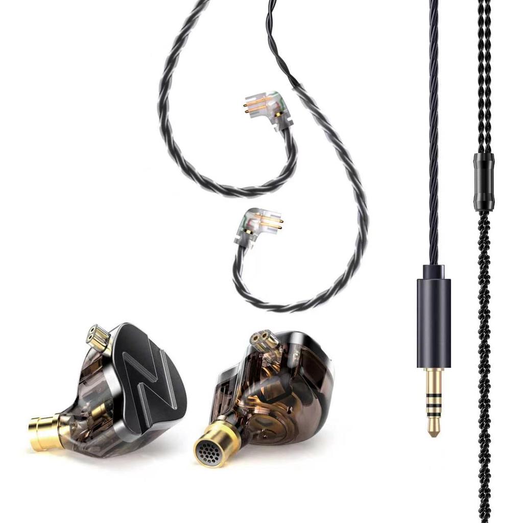 Dual-Eisen HiFi Hybrid In-Ear-Kopfhörer mit dynamischen Treibern & Balanced Armature für Mobiltelefone