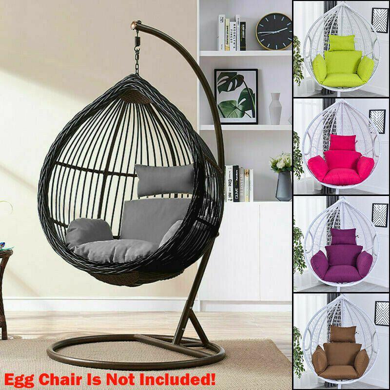 Rattan Swing Patio Garden Weave Hanging Egg Chair Wcushion In Or Pad Outdoor