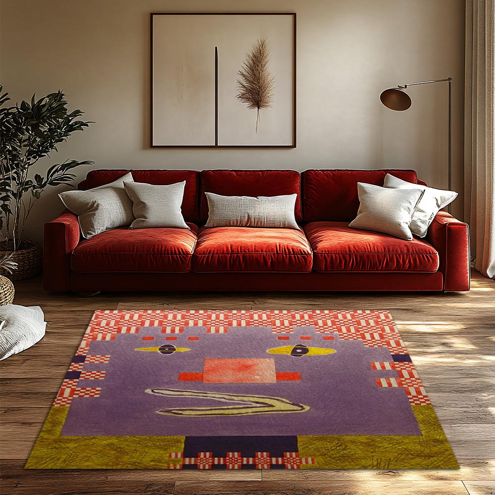 Modern Abstract Area Rug Non Slip Floor Mat Living Room Home Decor Carpet Indoor Outdoor Entryway Doormat Stylish Design
