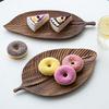 Classic Wood Plate for Dishes Snack Dessert Serving Tray Charcuterie Boards