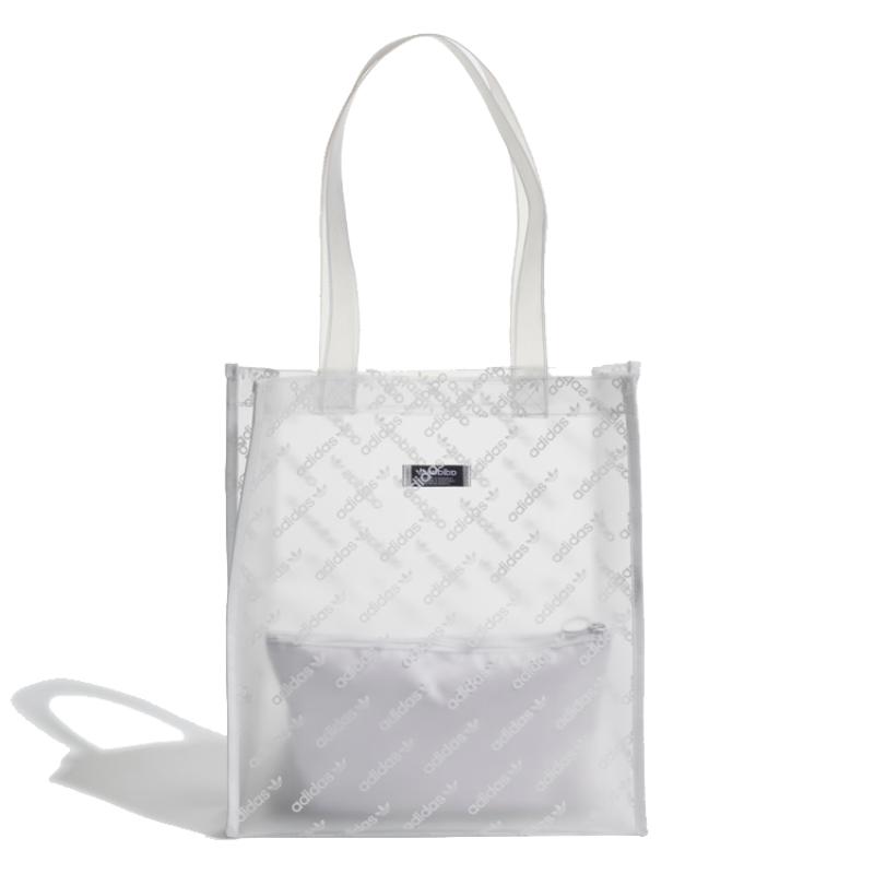 Adidas Originals TPU Tote Bag Shopping Bag Shoulder Bag Handbag Unisex White Adidas HS5005