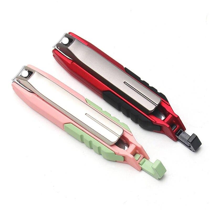 Nagelknipser, Edelstahl, spritzwassergeschützt, Fingernagelschneider, Maniküre-Werkzeuge, Bionik-Design, Nageltrimmer, Pediküre-Schere