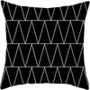 New Style Pillow Black and White Abstract Lines Simple Cushion Cover Living Room Office Sofa Pillow Cover