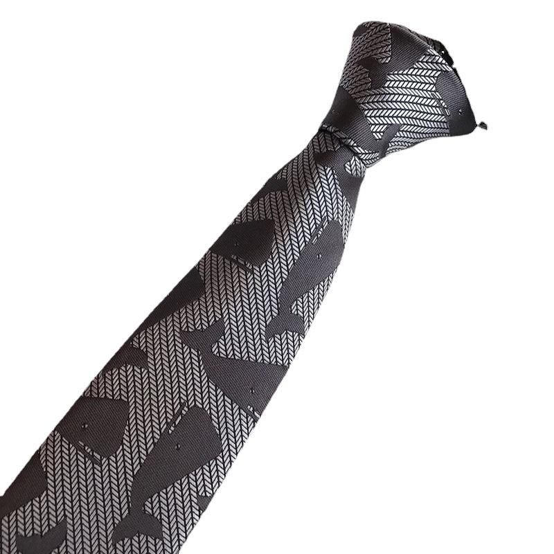 6cm Width Men Tie Embroidered Rose