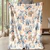 Elephant Warrior and Dragon Theme blanket Lightweight Warm Flannel Blanket Decorative Throw Blanket for Home Decoration