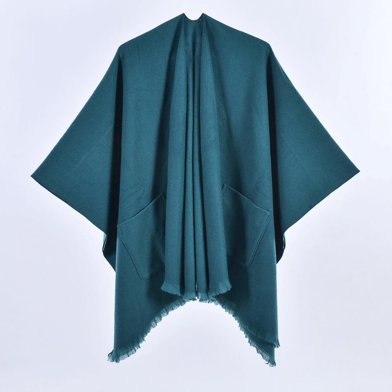 

130*150cm Shawl Wraps for Women with Pockets, Elegant Cashmere Feeling Wraps, Open Front Pashmina with Tassel Scarf Blanket for Spring Fall Winter 130*150cm озеро синий
