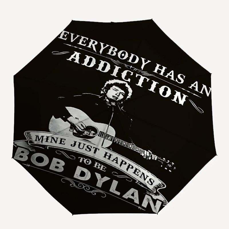 

1pc addiction bob dylan Automatic Open,Windproof, Compact Travel Umbrella, Gift for Birthday, Christmast93066