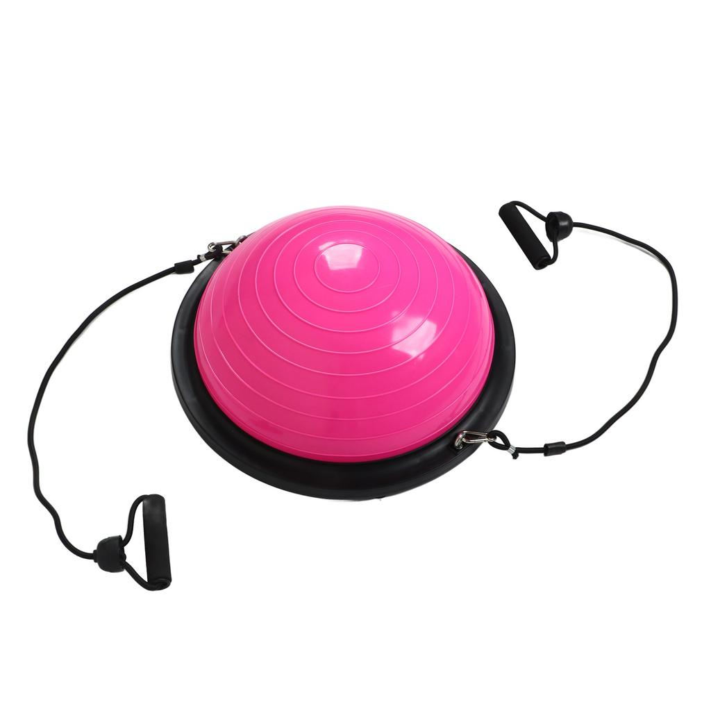 46cm Diameter Fitness Half Ball Glossy Surface ABS PVC Thickened Balance Trainer for Massage Pilates