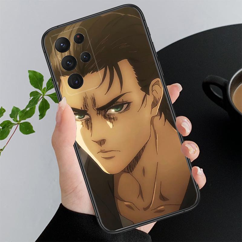

Eren Yeager attack on titan Phone Case For Samsung A55 A16 A56 A36 A35 A15 A53 A54 A33 A34 A25 A05S A52 A52S A14 A24 A26 A71 A24 4G