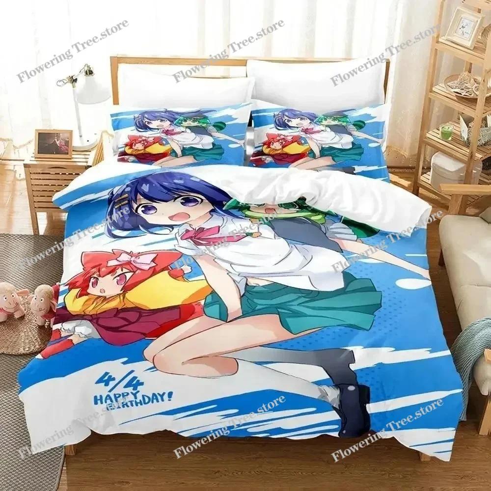 Soushin Shoujo Matoi Bedding Set Single Twin Full Queen King Size Bed Set Adult Kid Bedroom Duvet cover Sets Anime Bed Sheet Set