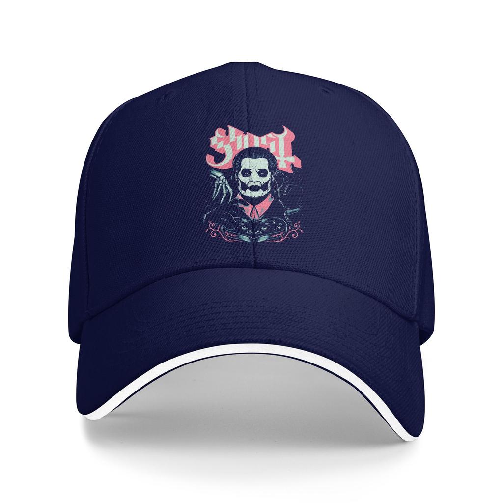 Ghost Band Valentine's Day Flower Heart Skull Baseball Cap Design Print Trucker Hat Summer Unisex Outdoor Sports Baseball Caps