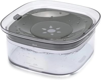 2L Dog Drinking Water Bowl Floating Non-Wetting Mouth Cat Bowl Without Spill Drinking Water Dispenser Plastic Anti-Over Dog Bowl
