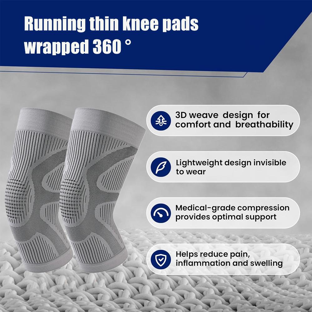 1Pair Professional Knee Braces For Knee Pain - Compression Knees Sleeves For Men Women,Support For Arthritis,Weightlifting,Sport