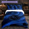 Sheffield Wednesday Football 3 Piece Bedding Set Soft Duvet Cover Set with Pillowcases Printed Bedroom Decor Set for Home