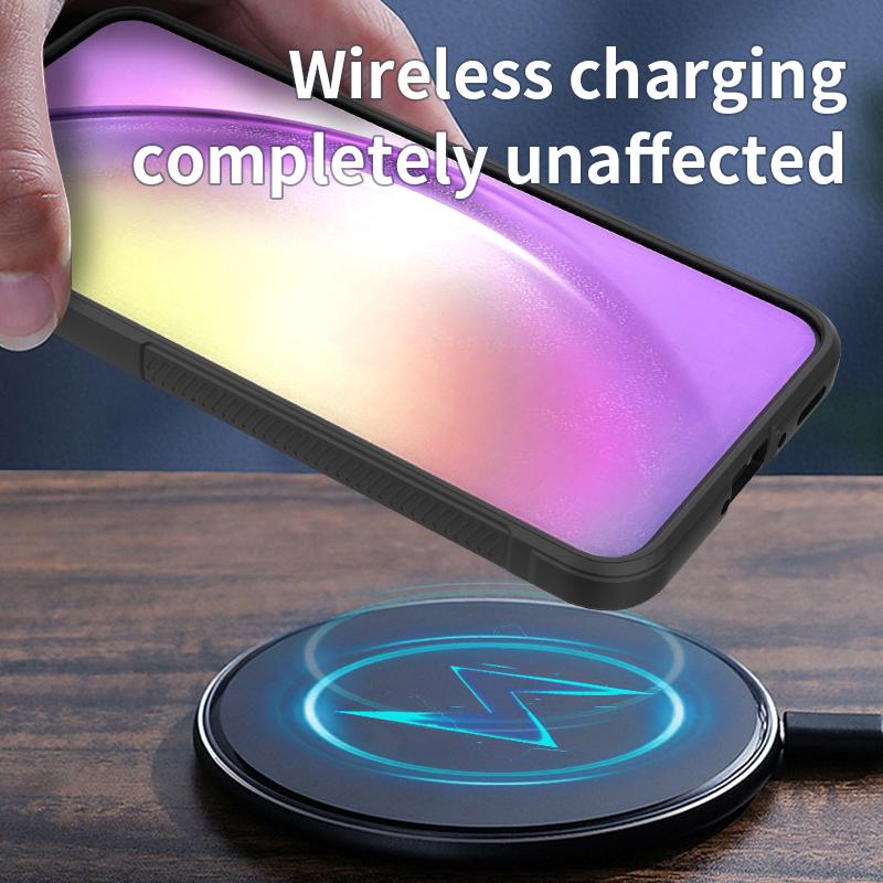Soft Armor Phone Case For Samsung Galaxy A26 A16 A36 A56 A17 A07 A55 A35 A54 A15 F06 M55 M35 F15 F16 4G 5G Liquid Silicone Funda