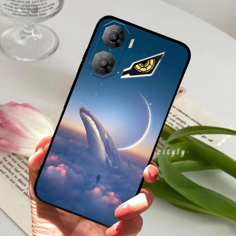 Soft Back Cover For ZTE Nubia Neo 3 5G Z2464N Phone Case Cool Wolf Lion Silicone Black TPU Funda For Nubia Neo3 Protective Shell