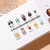 Super Cute 3D Cartoon Kitten Nail Patches for Kids and Students