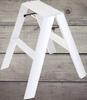 Hasegawa Ladders Lucano Step Stool, 2 Steps, White