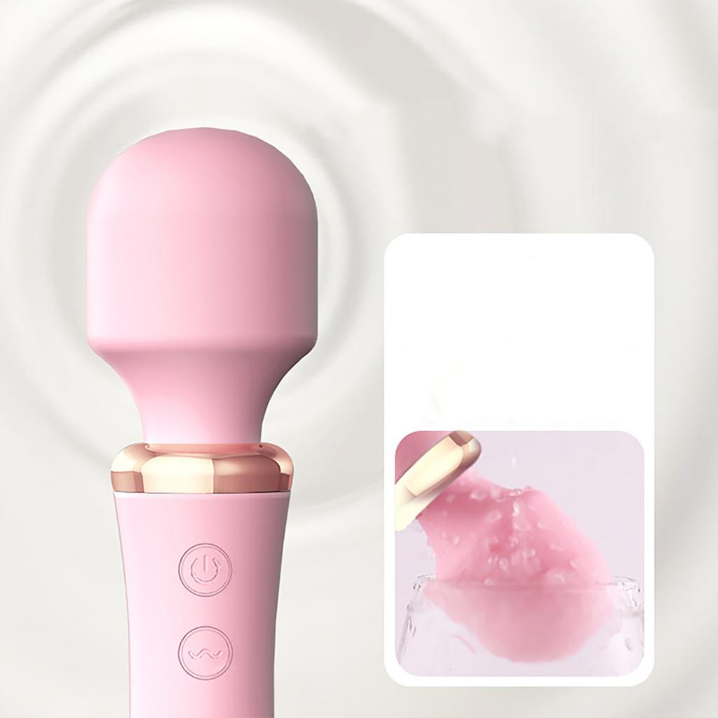 Double-head AV Stick Vibrator Charging 10-frequency Heating Massage Stick Female Appliance Adult S-ex Products