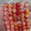 10mm Rose Yellow Seven-Color Jade Natural Stone Loose Beads for DIY Jewelry Accessories