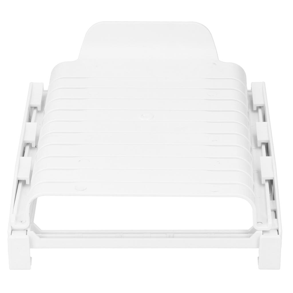 Kühlschrank-Lagerregal Ausziehbare Schubladeneinlage Behälter Kühlschrank Lebensmittel-Organizer Küchenzubehör(Weiß )