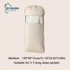 1pc Closet Hanging Organizer Vacuum Bag for Clothes Storage Bag with Hanger Space Saving Clear Seal Bags Wardrobe Compressed Bag