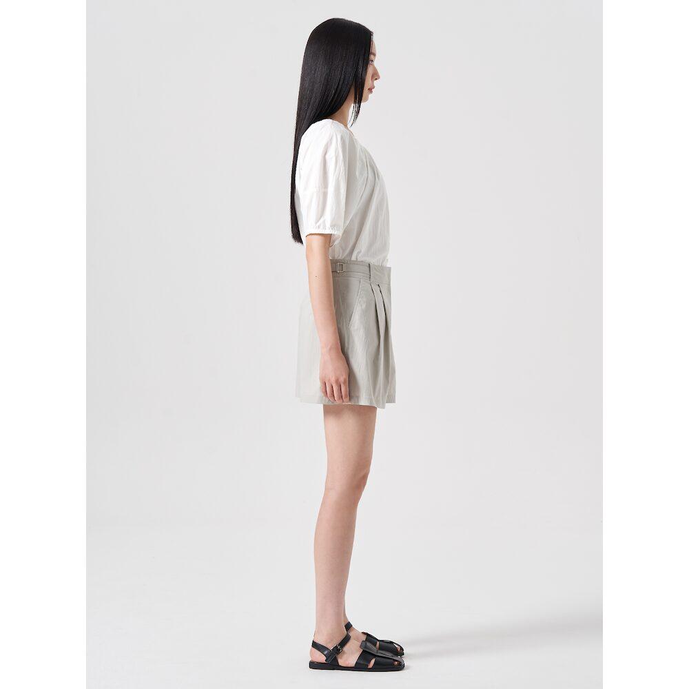 8SECONDS Round Neck Volume Blouse White (114865Ay11)