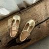 Youth style shoes Girls Flat Shoes Princess Style PU Leather Slip-Ons Toddler Little Kids Low-Cut Casual Footwear