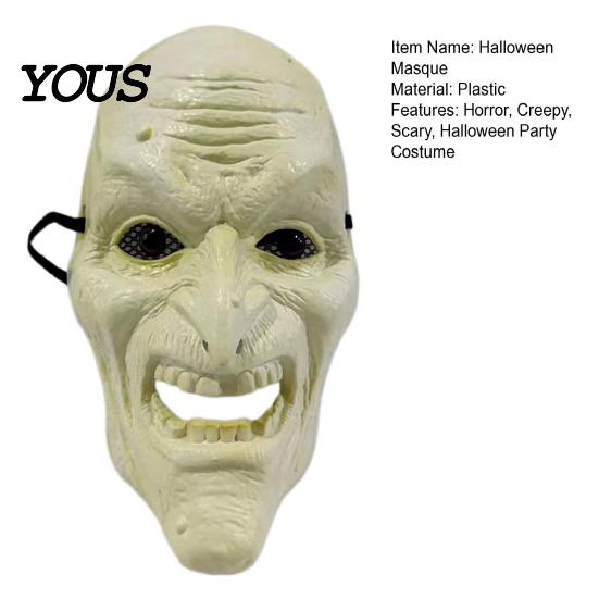 Realistic Halloween Horror Decor Scary Masque for Adults, Creepy Full Face Three-dimensional Masque, Masquerade Cosplay Costume or Party Accessory