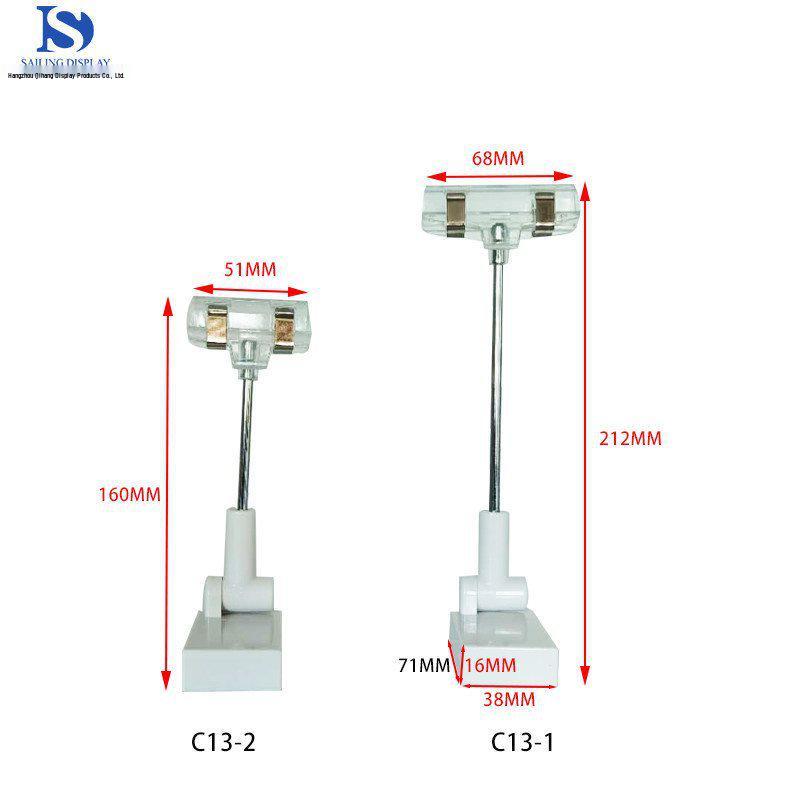 Magnetic POP Retractable Desktop Poster Stand with Custom Length