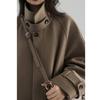 Women's Hepburn Style Mid-Length Woolen Coat - 2025 Winter Collection, Thickened and Stylish.