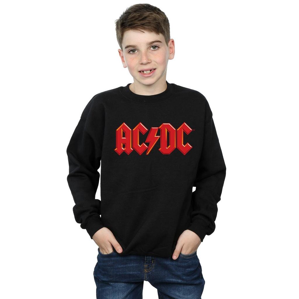 ACDC Boys Röd Logotröja