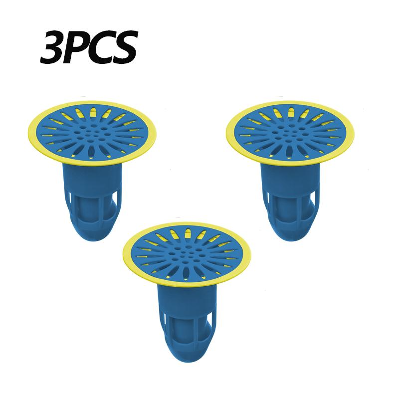Floor Drain Deodorizer Sewer Deodorizer Gag Catcher Bathroom Sewer Filter Anti-bug Cockroach Bathroom Toilet Sealing Plug Cover