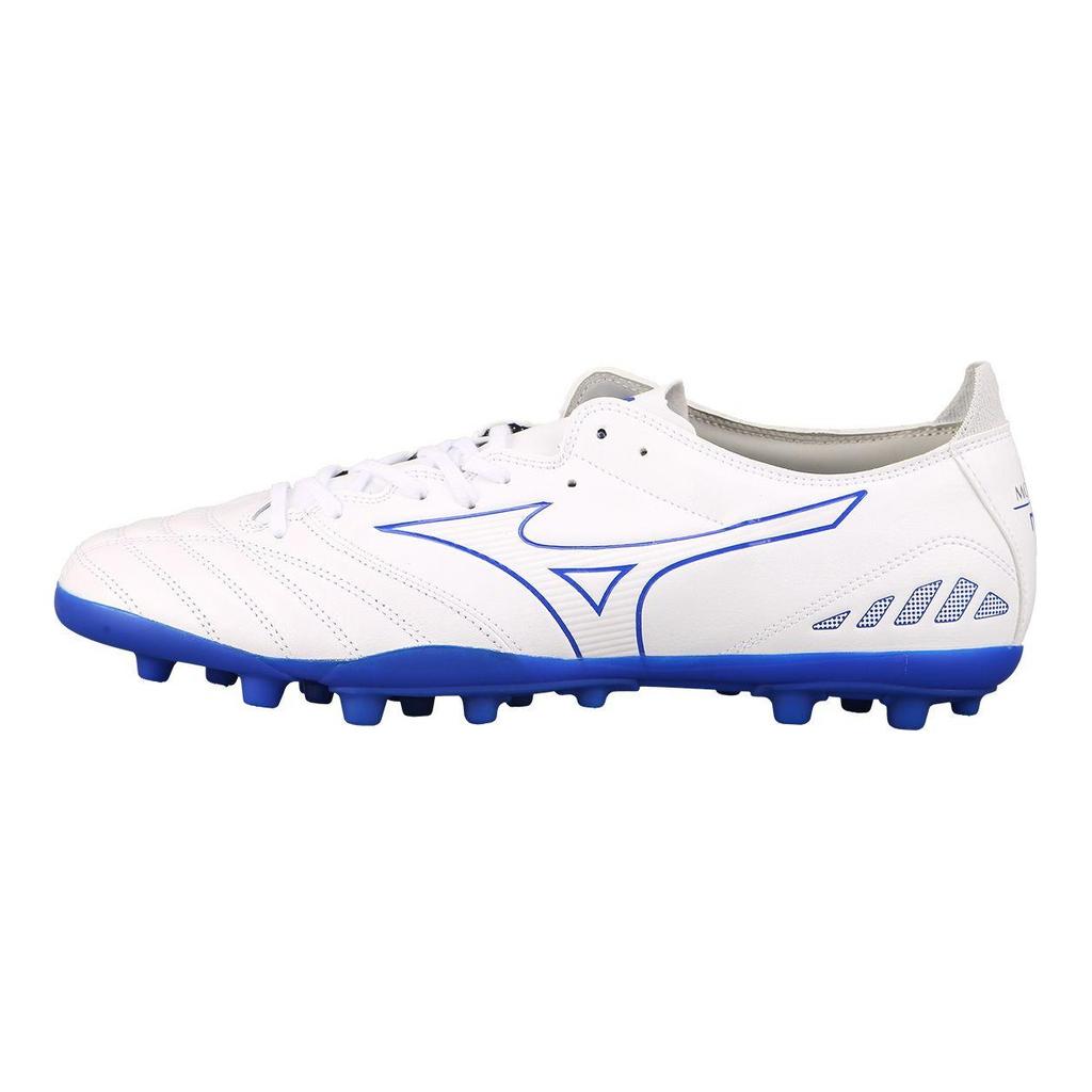 Mizuno Pro 3 Kulatá špička Šněrovací AG (Gumové krátké cvočky) Podpora rovnováhy Odolné proti nárazům Fotbalové boty Pánské Fotbalové boty Modrá Bílá P1GA228425