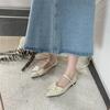 Fashion Flat Shoes for Women Spring and Autumn New Mary Jane Shoes Black Bow Flat Pointed Toe Plus Size 42 43 44 Women Shoes Ladies