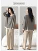 2025 New Couple's Pure Cotton Striped Pajama Set - Long Sleeve for Spring and Autumn