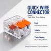 10Pcs Electrical Cable Connectors 2/3/4/5 Port Lever Wire Connector Quick Splice Electrical Wire Terminal 32A 450V Kit