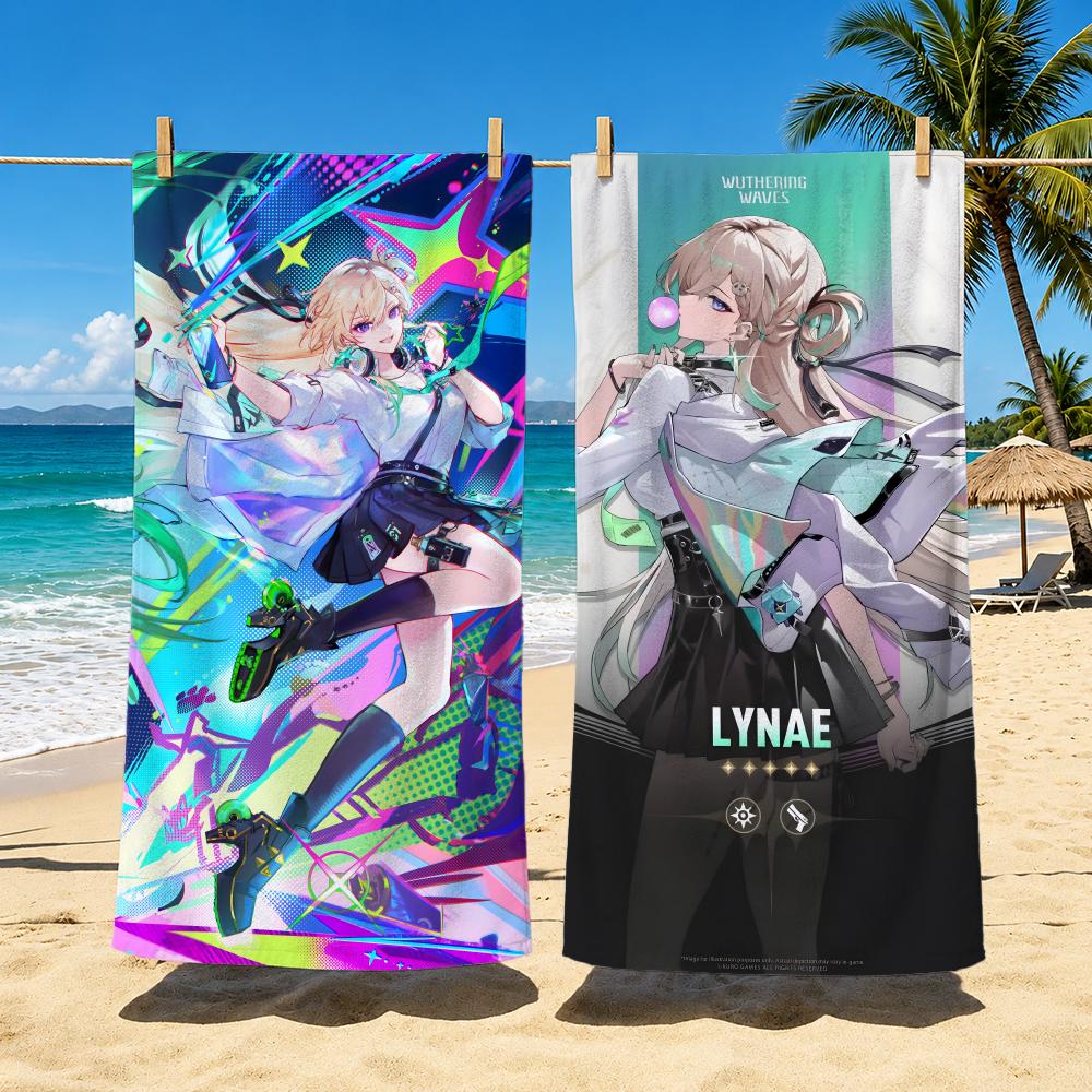 Game Lynae Towel Towel Soft Pool Gift For Travel Gym Shower Cool Camping Quick Dry Sports Large Beach Towel