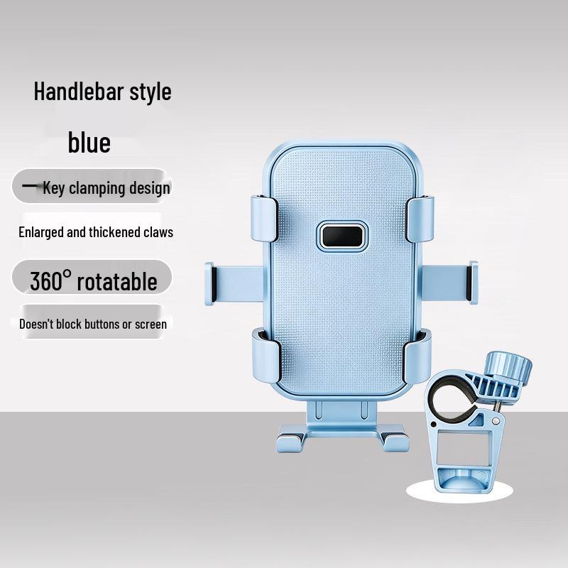 Cycling Phone Holder for Scooter, Motorcycle, and Bicycle Delivery Riders - Essential Navigation Support Stand.