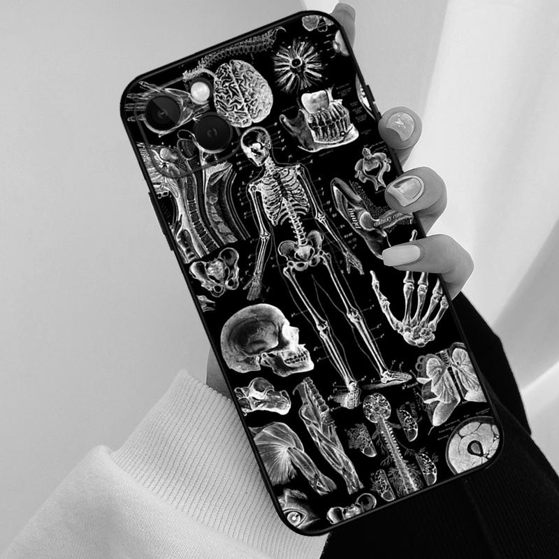Human Heart Anatomy Phone Case For iPhone 17 Pro Max 14 13 12 11 15 16 Pro Max mini 16 15 Plus 16e 17 Air Cover