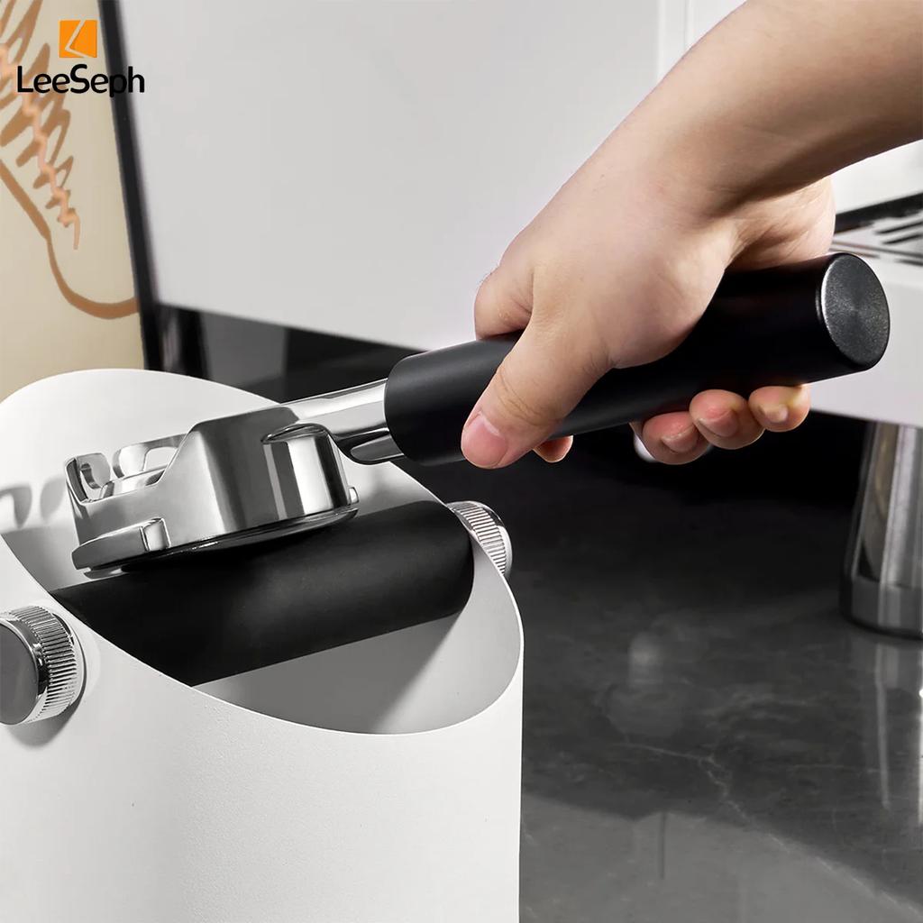 58mm Bottomless Portafilter for E61 Group Head 2 Ears, Portafilter with Stainless Steel Filter Basket, Coffee Accessories